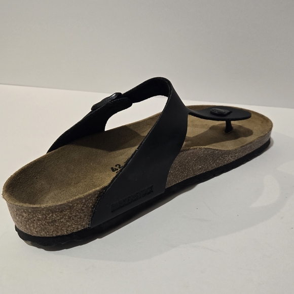 Birkenstock Gizeh Men's Black Buckle Sandals 9 - Picture 14 of 15